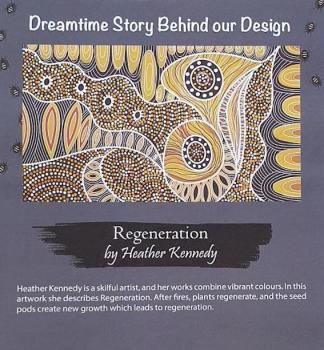 Preview: PINK REGENERATION Aborigines Stoff aus Australien